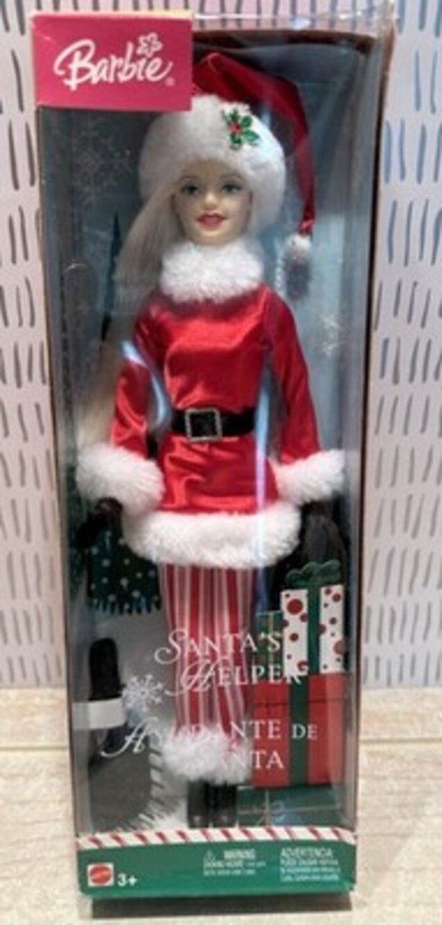 Barbie Santa's Helper Doll Bilingual Edition 2004 Mattel #B6271 NRFB NEW VTG